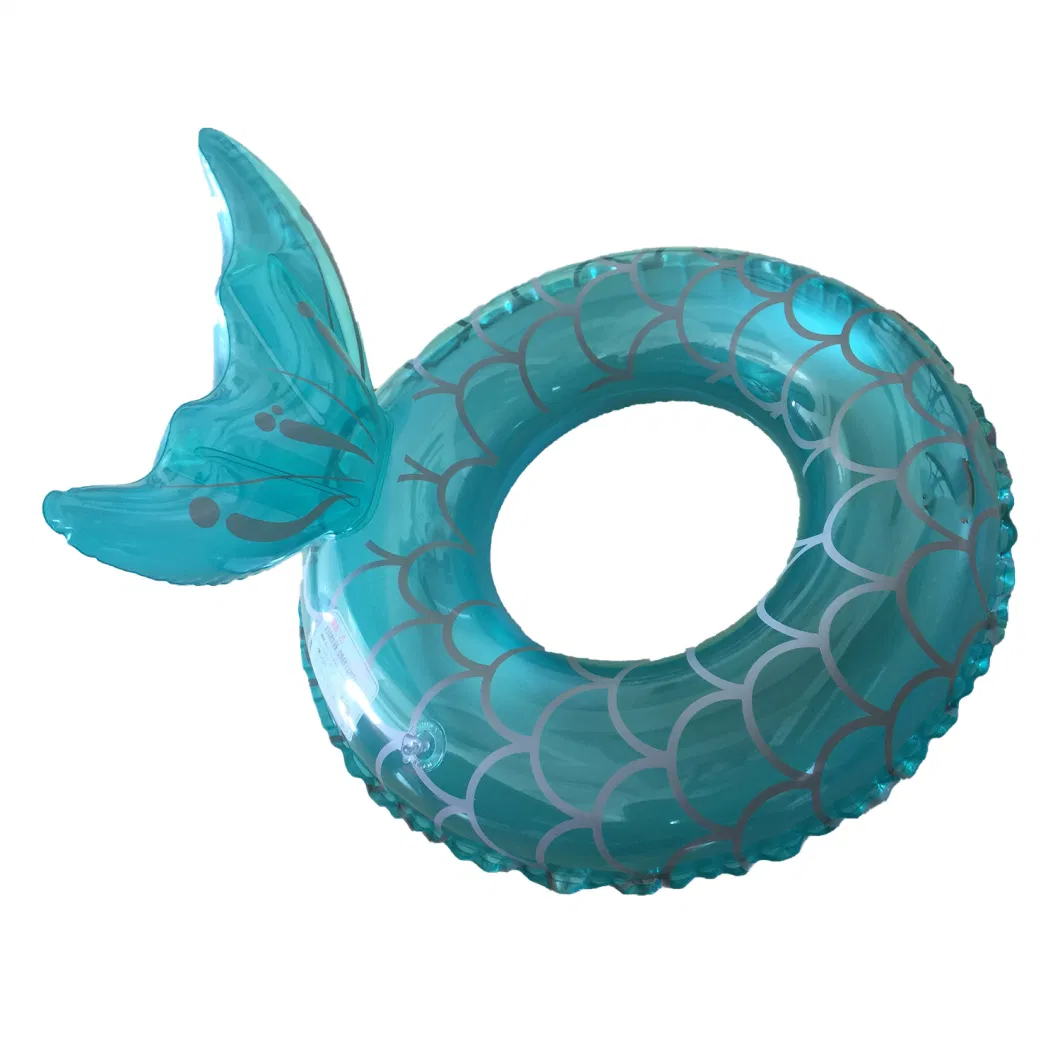 Customized Mermaid Tail Custom Inflatable Play Toy Swimming Pool Float Swim Rings