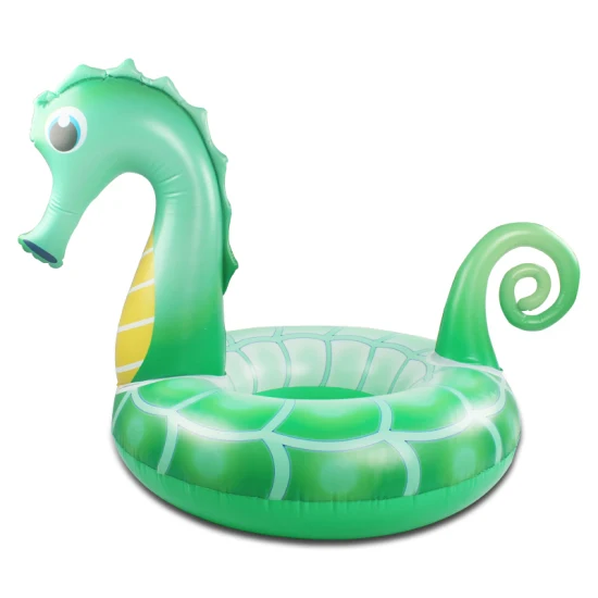 Anillo adulto inflable de la nadada del Seahorse del anillo del flotador de los juguetes del parque acuático al por mayor